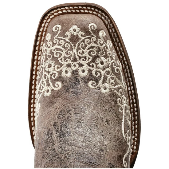 New π Corral π© Women's Brown Crater Embroidered Cowgirl π₯Ύ Boots - Square Toe π€© - Image 6