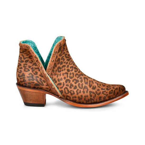 Buy ❤️ Corral 👩 Women's Leopard Print Fashion Booties - Snip Toe 🌟 - Image 2