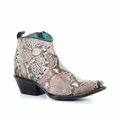 Best reviews of ๐ Corral ๐ฉ Women's Natural Python Fashion Booties - Snip Toe Brown ๐