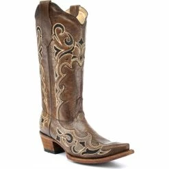 Best deal 🔥 Circle G 👩 Women's Honey Side Embroidered 🥾 Boots - Snip Toe 👍