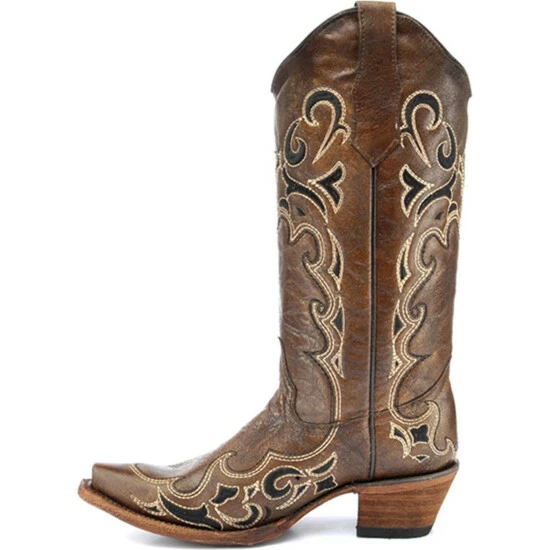 Best deal 🔥 Circle G 👩 Women's Honey Side Embroidered 🥾 Boots - Snip Toe 👍 - Image 2