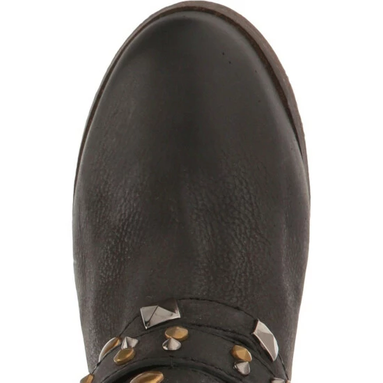 New ⌛ Corral 👩 Women's Studded Strap Booties - Round Toe Black ✔️ - Image 6