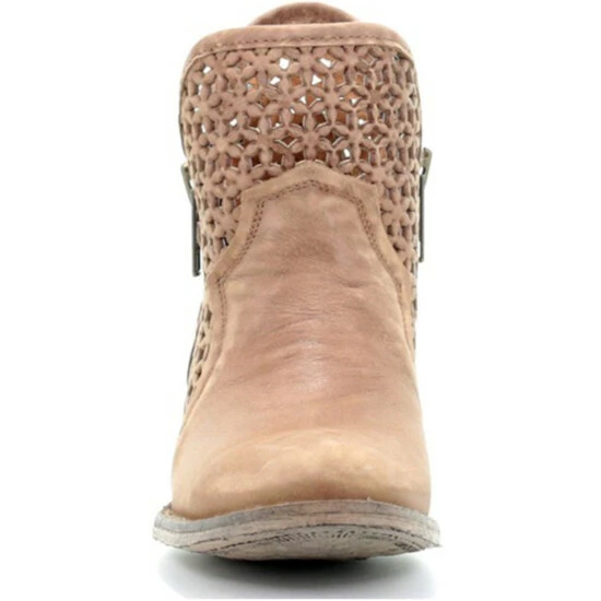 Top 10 โจ Circle G ๐ฉ Women's Cut-Out Booties - Round Toe Camel ๐ - Image 4