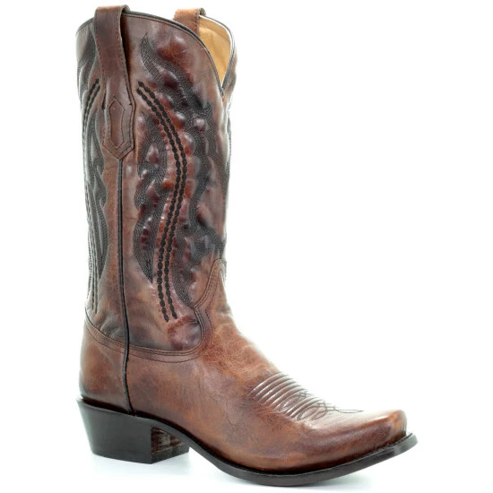 Discount 🌟 Corral Men's Jim Western 🥾 Boots - Snip Toe Honey 👏