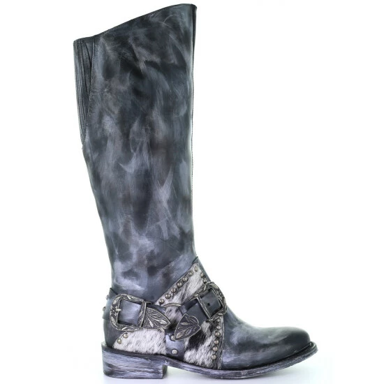 Coupon 👍 Corral 👩 Women's Black Harness Western 🥾 Boots - Round Toe ⌛ - Image 2