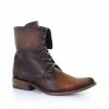 Hot Sale ⌛ Corral Men's Lace-Up Ankle 🥾 Boots - Medium Toe Chocolate 😍