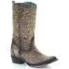 Best Pirce 🤩 Corral 👩 Women's Cheetah Print Western 🥾 Boots - Round Toe Sand ⌛