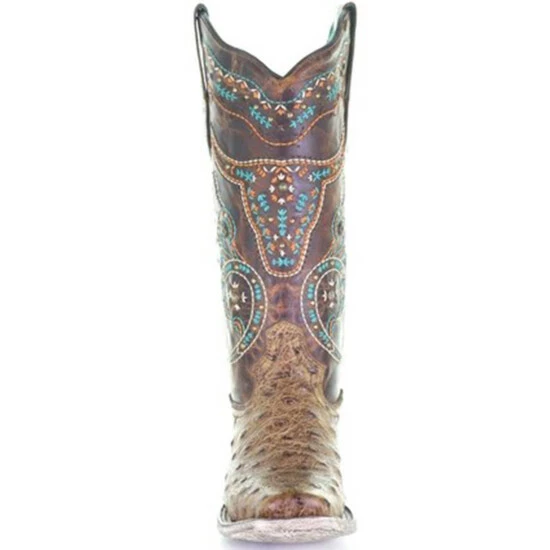 Hot Sale 🔥 Corral 👩 Women's Embroidered Western 🥾 Boots - Square Toe Honey ⌛ - Image 4